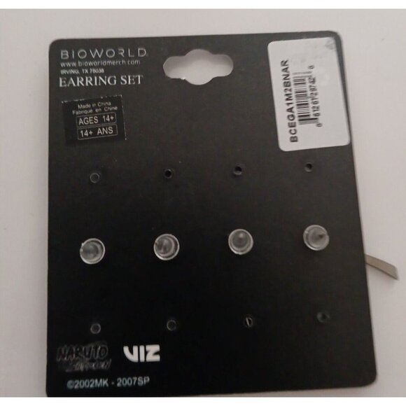 Naruto Shippuden Character And Icons 2 Costume Jewelry Earrings Set - Picture 2 of 6